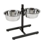 Kerbl Pet Höhenverstellbare Futterbar – Ergonomische Hundenapf-Station für alle Rassen