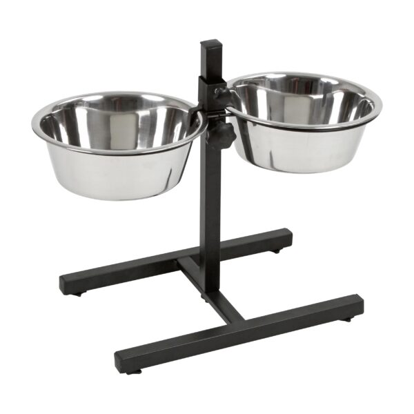 Kerbl Pet Höhenverstellbare Futterbar – Ergonomische Hundenapf-Station für alle Rassen