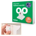LoveNoobs Magnetische Kindersicherung Schrank – 20 Schlösser + 4 Schlüssel für Baby & Haustiere