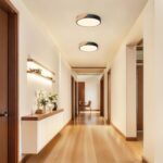 Kambo LED Deckenleuchte 24W ∅30cm – Warmweisses Eichenholz Design für alle Räume – Bild 9