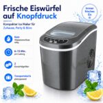 MS-Point Eiswürfelmaschine – Kompakter Ice Maker mit 2 Grössen & gekühltem Behälter – Bild 2