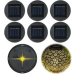 Forhome 6er Set Solarleuchten Ersatz 8 cm – Wasserdicht IP44 für Gartenlaterne