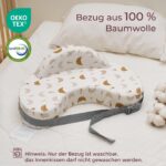 Momcozy Stillkissen mit Sicherheitsstütze – Memory-Schaum Übergrösse 57,4 cm für ergonomische Unterstützung – Bild 7