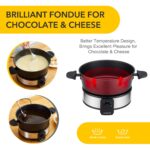 Befano Edelstahl-Fonduetopf 2L mit Temperaturkontrolle – Elektrisches Fondue-Set für 8 Personen – Bild 3
