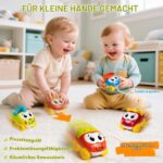 Marstone Elefant Auto-Rutschbahn – Motorikspielzeug für Babys ab 1 Jahr – Bild 3