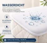 FlyIdeas 3-teiliges Spannbettlaken-Set 90x55 cm – 100% Baumwolle & wasserdichter Matratzenschoner – Bild 6