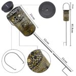 2er Set Solarlaterne Freekite – Wetterfeste Metall-Gartenleuchte mit automatischer Dämmerungserkennung – Bild 6
