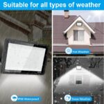 100W LED Strahler Aussen 10000LM Kaltweiß – Superheller Fluter mit IP66 für Garten & Garage – Bild 6