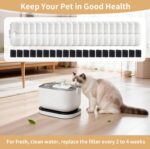 40er Pack Katzenbrunnen Filter Set – Kohle- & Schaumfilter für Petlibro PLWF005, PLWF105, PLWF115 – Bild 7
