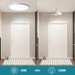 2er Set LED Deckenleuchte mit Radarsensor 18W 1800LM – Automatische Bewegungserkennung für Flur & Keller – Bild 7