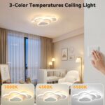 MELAYR LED Deckenleuchte 21W mit Wolken-Design – 3 Farbtemperaturen & Memory-Funktion – Bild 2