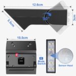 Giliwosy Solar-Wandleuchte mit Bewegungsmelder & 90° Schwenkarm – IP65 Aussenleuchte 2er-Set – Bild 7