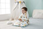 MIKAFEN Baby-Winterschlafsack 3.5 Tog mit abnehmbaren Ärmeln – 100% Baumwolle für Neugeborene bis 4 Jahre – Bild 5
