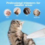DUBUOZA PawTrim Pro – Kabelloses Haustierhaarschneidegerät mit LED & USB für Hunde & Katzen – Bild 6