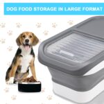 Druuzyl Hundefutter Aufbewahrungsbox 5kg – Luftdichter Futterbehälter mit Messbecher – Bild 6