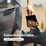 Rotho Archie Tierfutterbehälter 38l – Luftdichter Pet Food Container mit Rollen – Bild 7