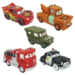 Disney Pixar Cars Badespielzeugset – 5 Teile mit Lightning McQueen für Babys ab 6 Monaten – Bild 5