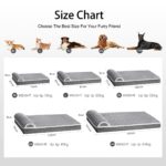 Jolibean Orthopädisches Hundebett 91x61cm – Ergonomisches Plüsch-Bett mit Eierkarton-Schaum – Bild 7