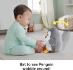 Fisher-Price Wackelnder Pinguin – Interaktives Plüschspielzeug mit Musik für Babys ab Geburt – Bild 5
