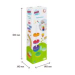 FANCY 40 cm Stapelpyramide mit Spiralgewinde – Motorik-Spielzeug für Babys ab 1 Jahr – Bild 2