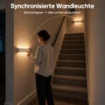 GOODEA 20cm Akku-Wandleuchte mit Bewegungssensor & Fernbedienung – 60 Tage Laufzeit, 2er Set – Bild 4