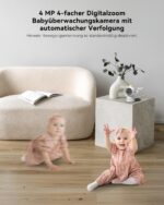 COCOCAM Baby 10Q 2K 4MP Babyphone mit 5 Zoll Display – KI-Sicherheit & Nachtsicht – Bild 5