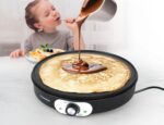 GOURMETmaxx Crepes Maker 30 cm – Antihaft-Crepesplatte 1200W mit Temperaturregler