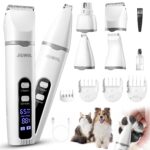 JIUWIIL 4-in-1 Hundeschermaschine mit LCD-Display – Profi-Fellpflege für Hunde & Katzen