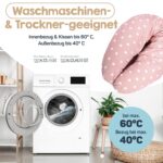 Baby's Stillkissen XXL 190cm – OekoTex zertifiziertes Lagerungskissen mit Bio-Baumwolle – Bild 6