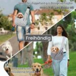VGECEE Hundetragetasche bis 7.5 kg – Ergonomischer Hunderucksack mit Sicherheitssystem – Bild 5