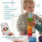 Ulanik Holz-Sortierset mit 12 Kugeln & Bechern – Montessori Spielzeug ab 1 Jahr – Bild 6