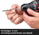 Einhell TP-CD 18/70-C Li BL Akku-Bohrschrauber – 70 Nm Brushless für Profis – Bild 10
