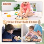 Joyreal Montessori Busy Board mit 19 LED – Motorikspielzeug für Kleinkinder ab 1 Jahr – Bild 7