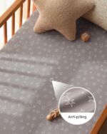 Unnivoll Baby Spannbettlaken 70x140 cm – 3er Pack Mikrofaser für Kinderbetten – Bild 4