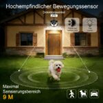 Hqynss 4er Set Solar-Wandleuchte mit Bewegungsmelder – 800 LM, 270° Ausleuchtung, IP65 wasserdicht – Bild 5