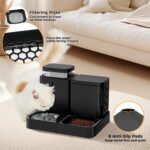 ZOMISIA Automatischer Futterspender 3L 2-in-1 – Schwerkraft Futterautomat für Katzen & Hunde – Bild 5