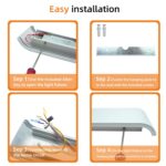 KICAAO LED Wandleuchte 12W Warmweiss – 960 Lumen Aluminium Up-Down Wandlampe – Bild 6