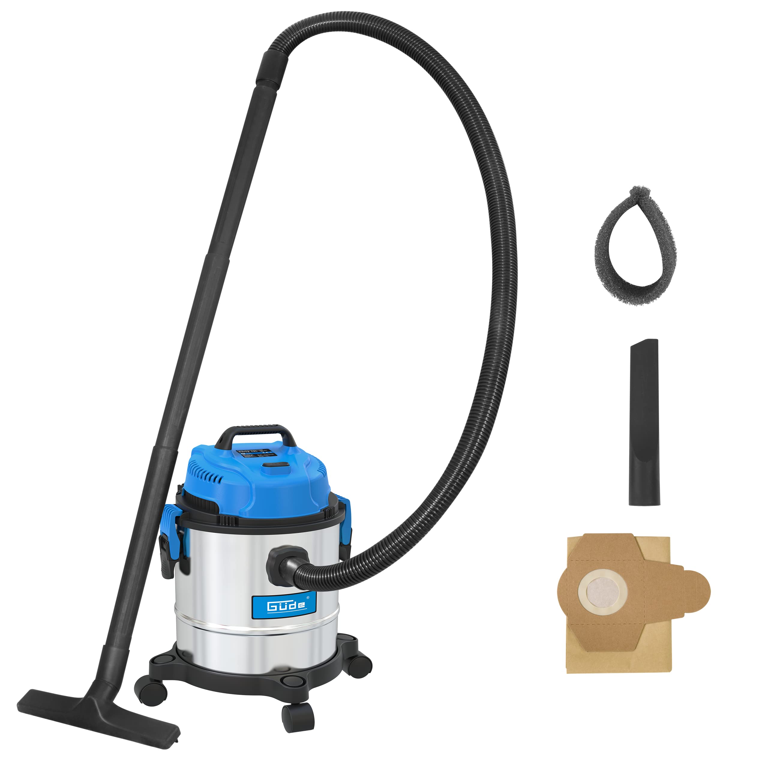 Güde Nass-Trockensauger GNTS 12L – 1200 W Allrounder für Haushalt & Werkstatt