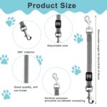 NAILAO Hundehalsband Clips – 2er Set mit Edelstahl & reflektierendem Nylon für sichere Hundeführung – Bild 3