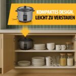 Tristar Reiskocher 1,8 L – Vollautomatisch mit Warmhaltefunktion & Edelstahlgehäuse – Bild 7