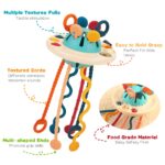 Tospino Baby Montessori Spielzeug 12–18 Monate – Sensorisches Silikon Lernspielzeug mit Zugschnüren – Bild 5