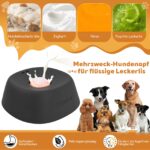 Yipetor Schleckball Hundenapf für Flüssigfutter – Intelligentes Slow-Feeder Spielzeug für alle Rassen – Bild 4