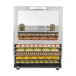 Estabeter Dörrautomat Edelstahl 400W mit 8 Gittern – Obsttrockner für Küche & Gastronomie – Bild 7