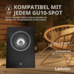 Ledvion LED Wandlampe IP54 35W GU10 dimmbar – Fassadenbeleuchtung für Aussen & Innen – Bild 4