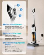 Hearten Nass-Trockensauger 25 kPa mit Wasserelektrolyse – 3-in-1 Reinigung für Hartböden – Bild 10