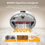 roborock QV 35A Saugroboter mit Wischfunktion – 8.000 Pa Saugkraft & All-in-One-Dock – Bild 2