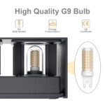 Klighten 18W LED-Wandleuchte mit G9 Lampe 3000K – Wasserdicht IP54 für Innen & Aussen – Bild 3