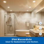 ZIZZLER 40er Set LED Einbaustrahler 230V – Flach 68-80mm für Bad & Küche IP44 – Bild 4
