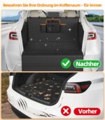 UPAWPIA Kofferraumschutz 185x115 cm – Wasserdichte Hundedecke mit Seitenschutz für SUV & PKW – Bild 6