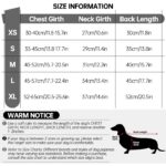 Hjyokuso Hundemantel für Dackel – Wasserdicht & Winddicht mit Bauchschutz – Bild 4